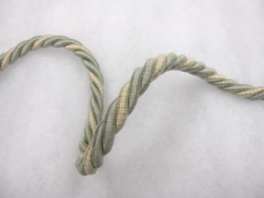 Jumbo twisted cord rope fabric trimming PER METRE Fancy dress tie 12mm